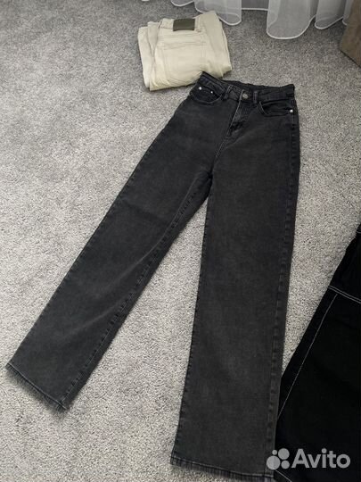Джинсы трубы женские 40