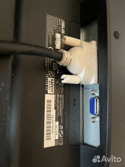 Монитор asus vp247 60гц 24 дюйма