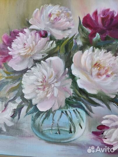 Новая картина Букет пионов