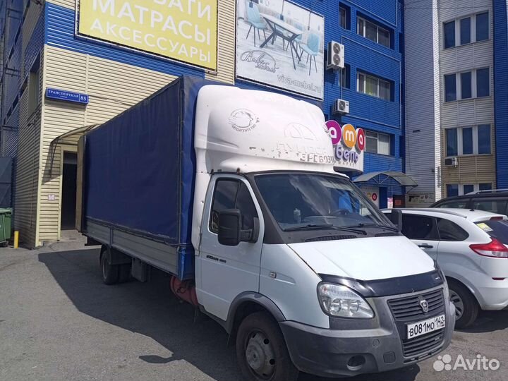 Переезды на Большой Газели 6 метров. Грузчики