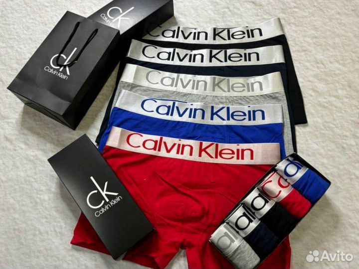 Трусы мужские calvin klein боксеры