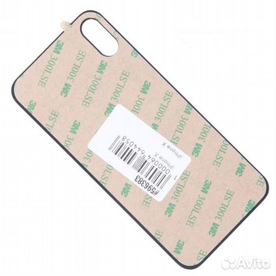 Задняя крышка для iPhone X, черный iPhone X