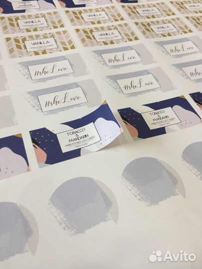 Наклейки Стикеры Этикетки