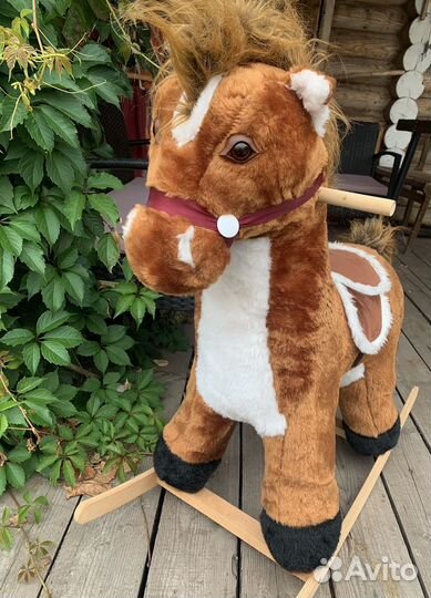 Детская качалка лошадь