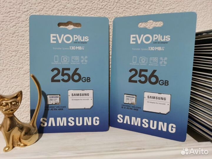 Карта памяти micro sd Samsung EVO Plus 256gb