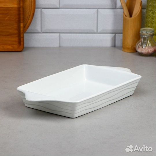 Форма для запекания, 2 л, фарфор, Иран