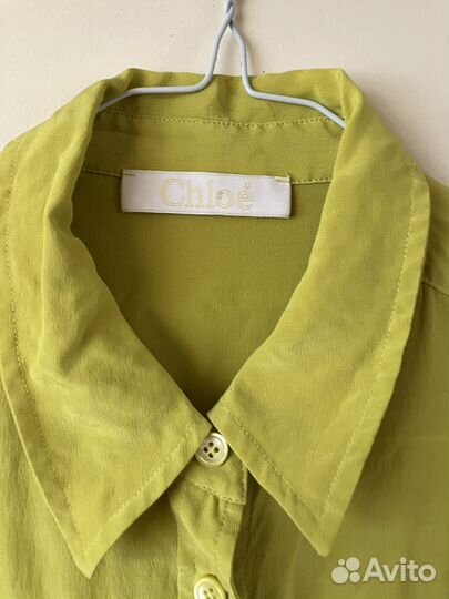 Блузка Шелковая рубашка chloe s/m