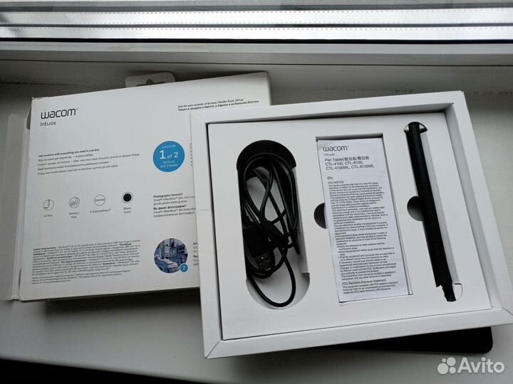 Графический планшет Wacom Intuos S Ctl-4100K-N