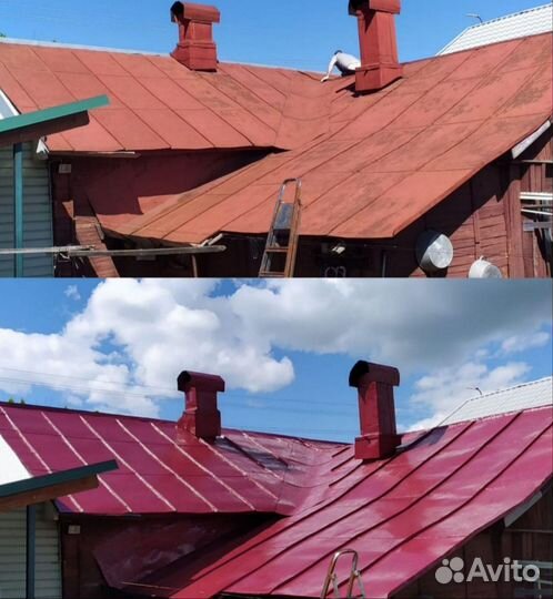 Покраска крыш