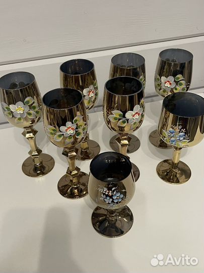 Фужеры богемия