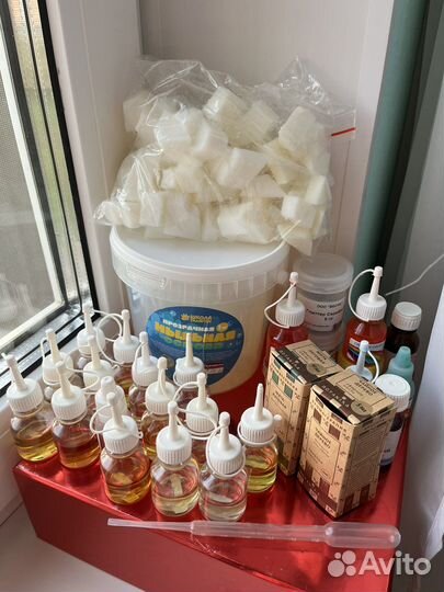 Большой набор для мыловара + 34 формы