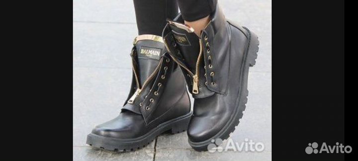 Balmain ботинки 39-40 еврозима