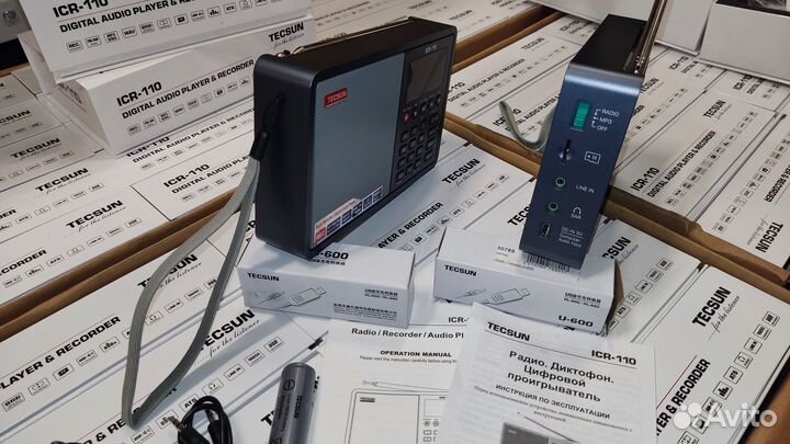 Радиоприемник с mp3 Tecsun ICR-110 export version