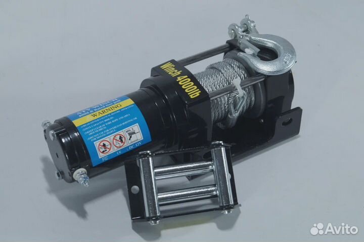 Лебедка электрическая 12V PRO&TOP 4500lbs / 1814 к