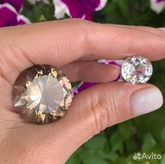 Дымчатый Кварц d2,4 см Экспертиза