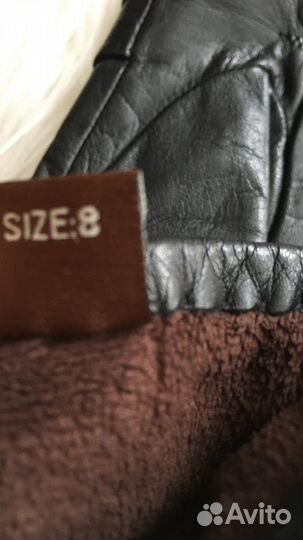 Перчатки женские кожаные 8 размер