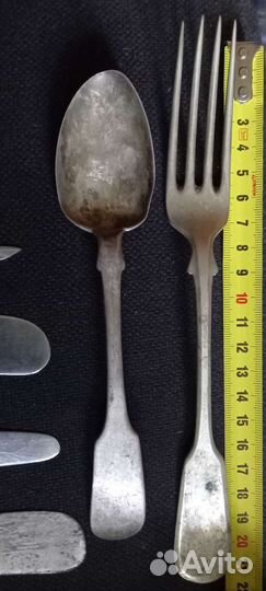 Столовые приборы 1862 год серебро, и СССР