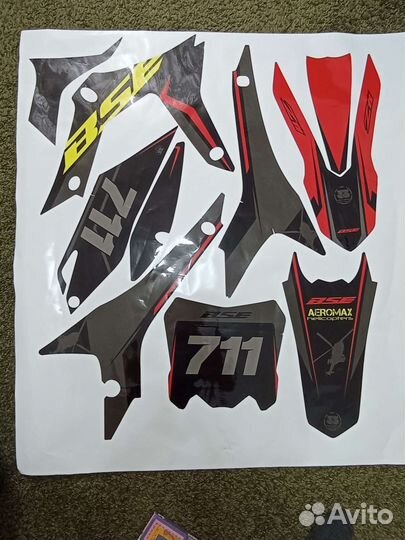 Наклейки на мотоциклы bse z5, z7, z11