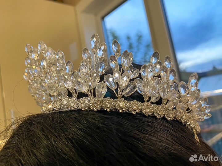 Корона диадема свадебная Zlata
