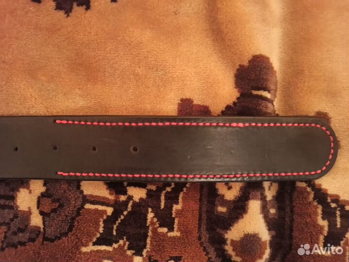 Мужской кожаный ремень ручной работы