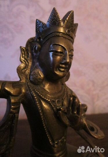 Статуэтка Будды Манджушри. 19-й век. Оригинал