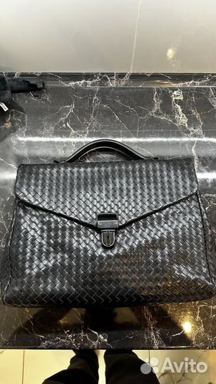 Кожаный портфель Bottega Veneta