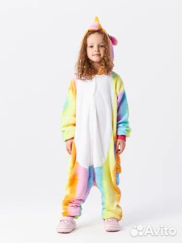 Кигуруми разноцветный единорог