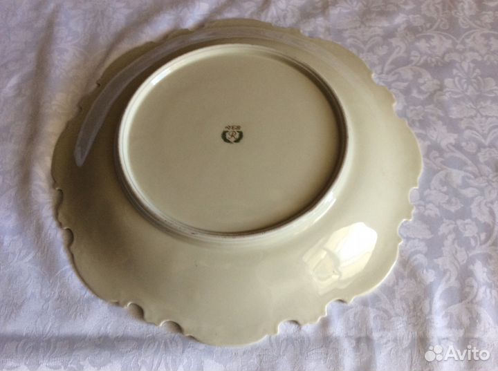 Антикварная тарелка Райхенбах, лфз, лоз