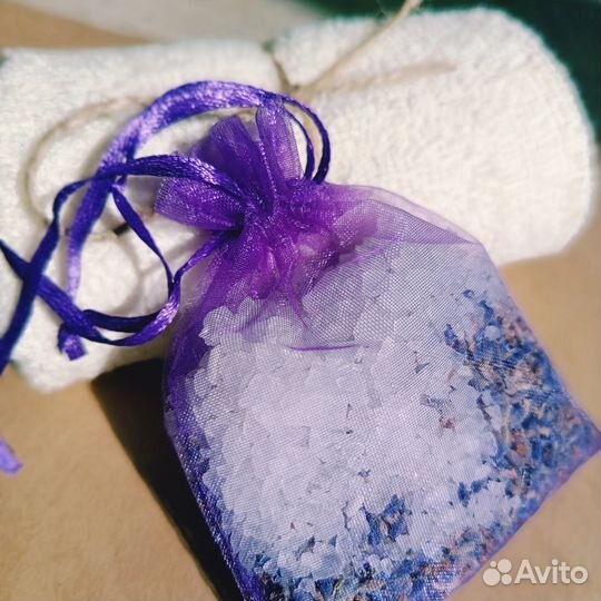 Подарочный бокс, мыло ручной работы,морская соль