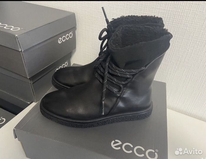 Сапоги женские зимние ecco 38