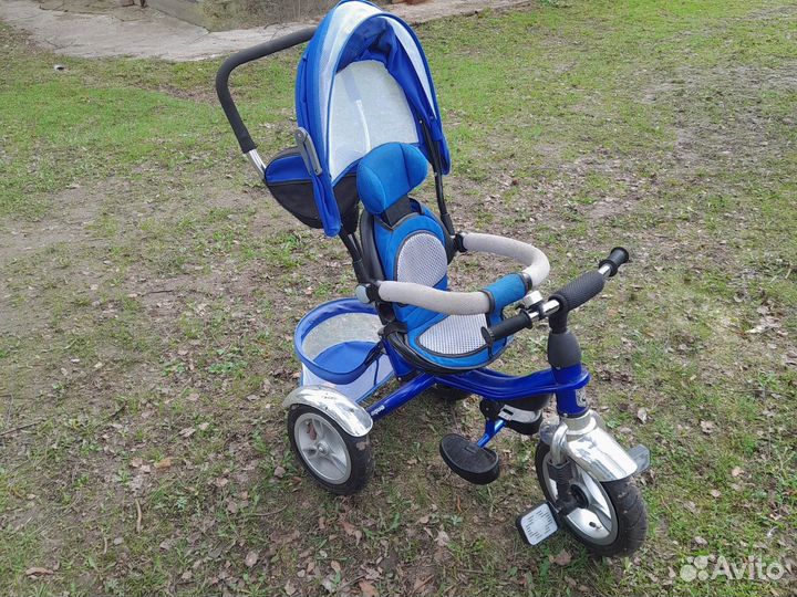 Детский велосипед с родительской ручкой