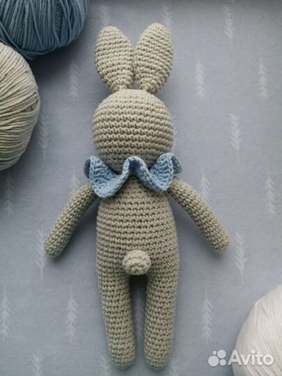 Мягкая игрушка заяц ручная работа