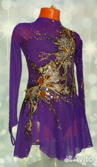 Платье для фигурного катания (130-135-145 см)