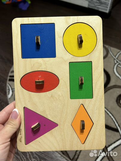 Детские развивающие игры из дерева