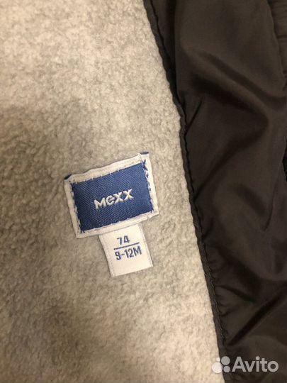 Куртка мехх разм. 9-12 рост 74
