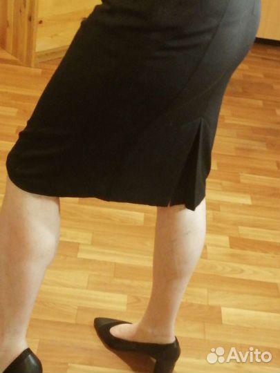 Юбка черная карандаш новая 46-48