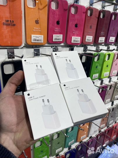 Оригинальный Блок питания Apple 20W type-c mhje3ZM