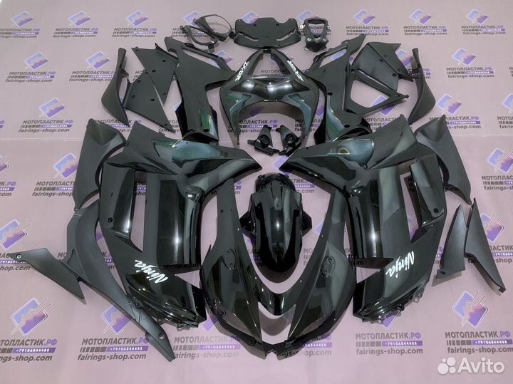 Kawasaki ZX-6R 2007-2008 мотопластик, обвес мото
