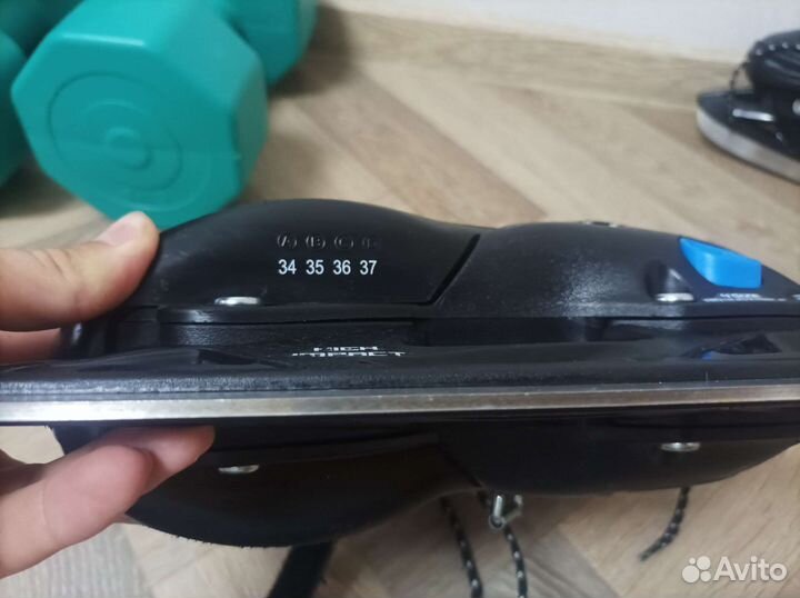 Хоккейные детские коньки раздвижные 34-37 размер