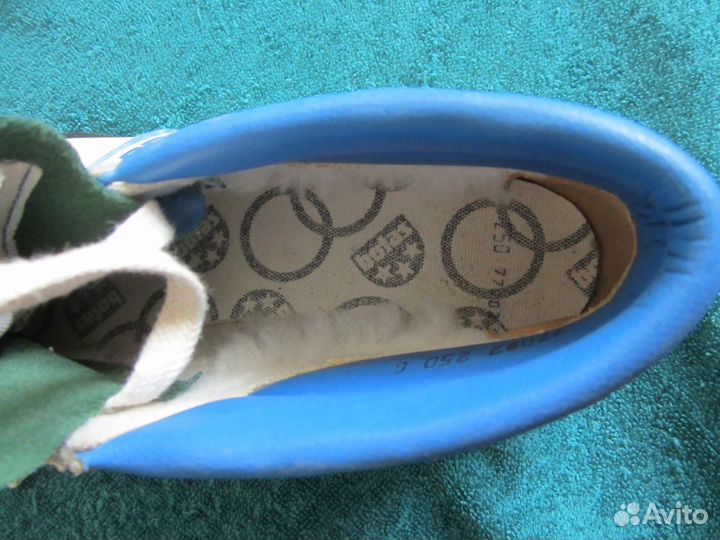 Винтажные лыжные ботинки botas