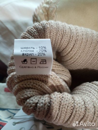 Шапка новая женская вязаная