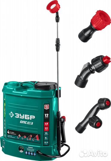 Опрыскиватель аккумуляторный Зубр опс-12 (12л.)