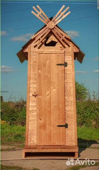 Дачный туалет с кошкой сва 328