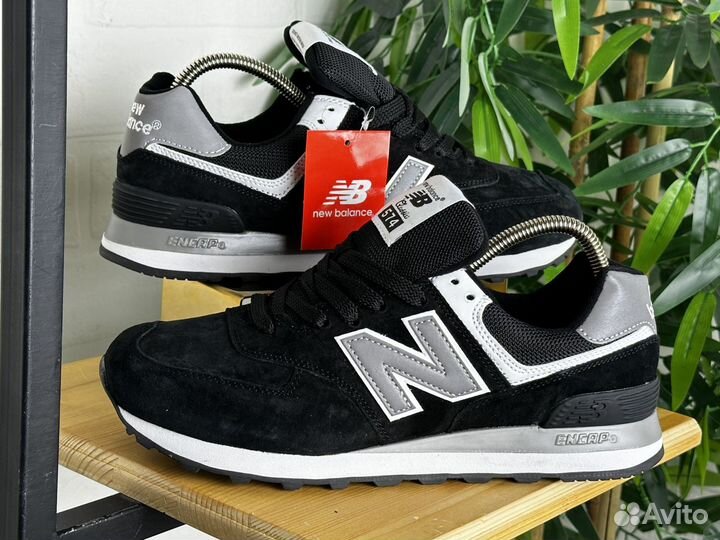 Кроссовки мужские New Balance 574 41-46 черные