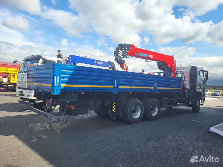 Бортовой грузовик FAW 3250 с КМУ SkyWay, 2024