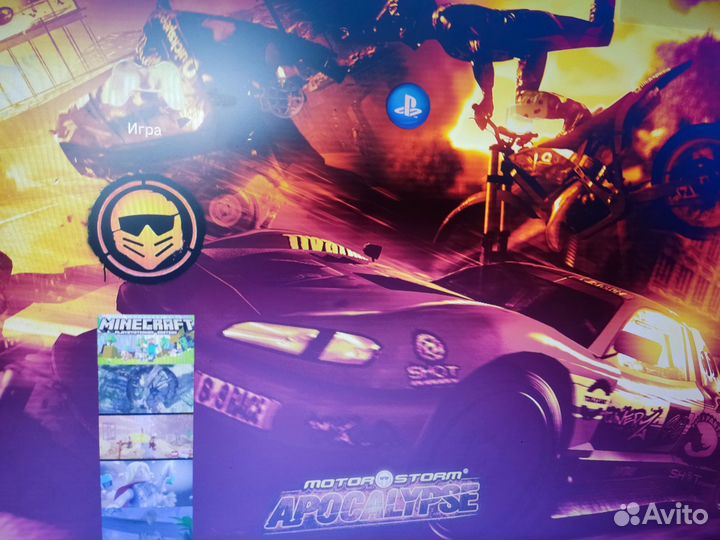 Sony PS3 прошитая (58 игр + 2 геймпада)