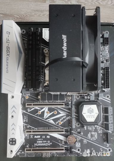 Комплект:мат.плата x99+2696v3+32gb+1тб ssd m2+ку