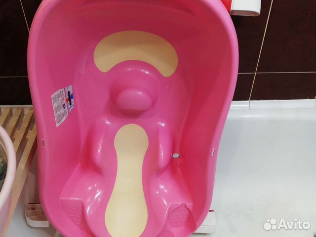 Ванночка для купания с горкой