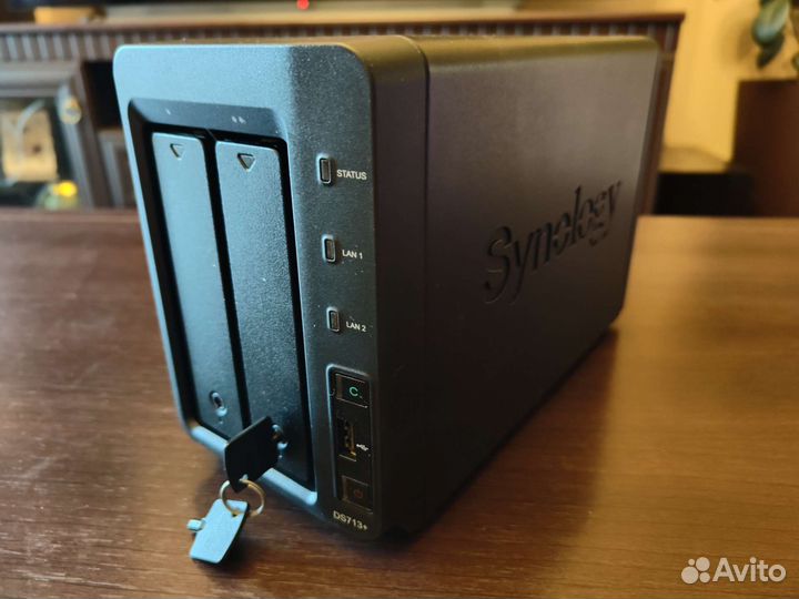 NAS Synology DS713+ и DX213 (в комплекте)
