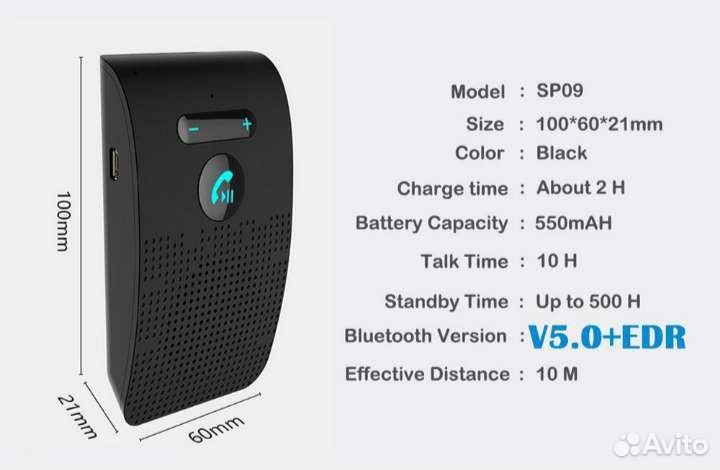 Блютуз громкая связь. Свободные руки